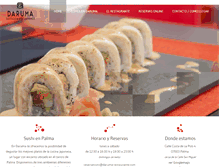 Tablet Screenshot of daruma-restaurante.com